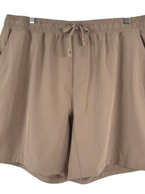 Born Primitive Peak Shorts Mens XL Mocha Stretch Workout Running NWT SS-2278